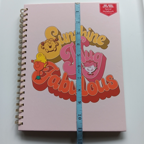NEW Mr. Men Little Miss Spiral Bound Notebook 160 Lined Pages 8.5" by 11" 80s - Picture 4 of 6